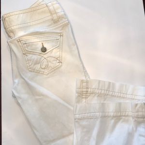 CABI White Denim Jeans